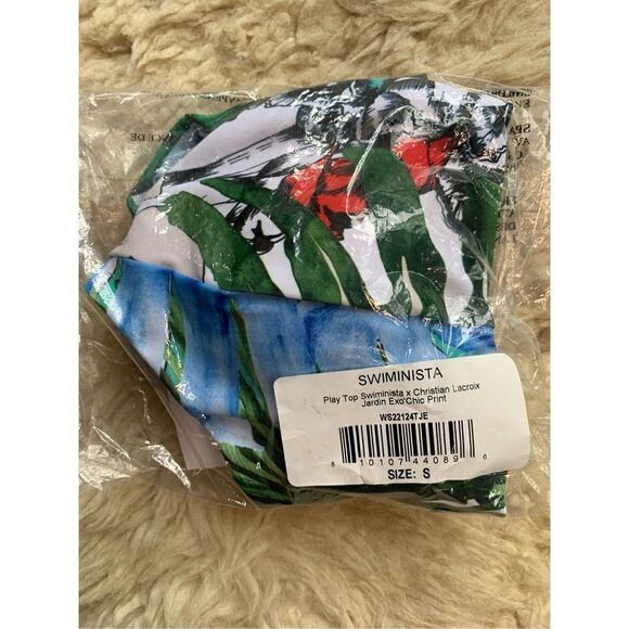 Swiminista x Christian Lacroix Play Top in Jardin Exo’Chic Print Size S‎ - Picture 9 of 11